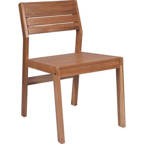Silla Tramontina Verona de Madera de Teca con Acabado Barnizado