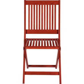 Silla Plegable de Madera Jatobá Natural Tramontina Fitt