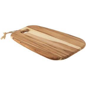 Tabla para quesos y embutidos Tramontina Provence en Madera Teca FSC 40x28 cm con acabado Aceite Mineral.