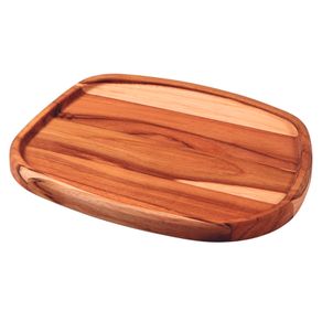 Plato Concreta Tramontina en Madera Teca con Acabado al Aceite