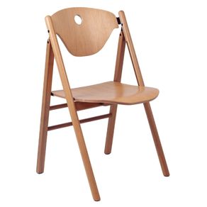 Silla Tramontina Flare de Madera Tauari con Acabado de Barniz PU