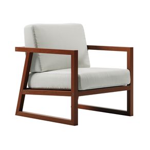 Sillón Tramontina Lanati de Madera de Jatoba  FSC con Respaldo de Cuerdas