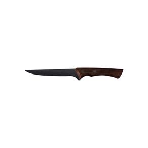 Cuchillo para Deshuesar Tramontina Churrasco Black con Lámina de Acero Inoxidable Oscurecido y Mango de Madera 6