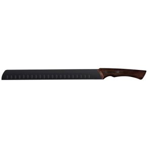 Cuchillo Slicer Tramontina Churrasco Black con Lámina de Acero Inoxidable Oscurecido y Mango de Madera 12