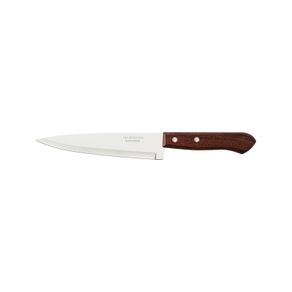 Cuchillo para Pescado y Cocina Tramontina Dynamic con Lámina de Acero Inoxidable y Mango de Madera Natural 7