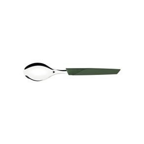 Cuchara de Té Tramontina LYF con Lámina de Acero Inoxidable y Mango de Polipropileno PCR Verde Naturaleza
