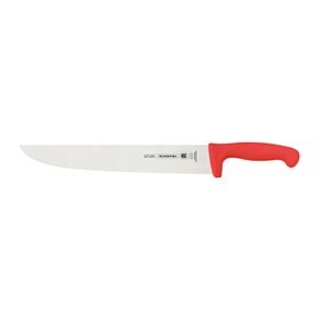 Cuchillo para Carne Tramontina Profesional con Lámina en Acero Inoxidable y Mango en Polipropileno Rojo 12