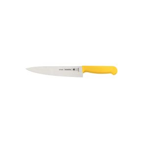 Cuchillo para Carne Tramontina Profissional con Lámina en Acero Inoxidable y Mango de Polipropileno Amarillo con Protección Antimicrobiana 8