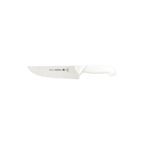 Cuchillo Carnicero Tramontina Profesional con Lámina de Acero Inoxidable y Mango de Polipropileno Blanco 8