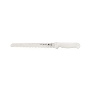 Cuchillo para Pan Tramontina Profesional con Lámina en Acero Inoxidable y Mango de Polipropileno Blanco 10