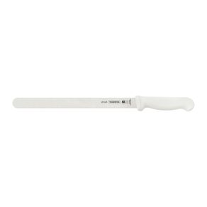 Cuchillo para Fiambres Tramontina Profesional con Lámina en Acero Inoxidable y Mango de Polipropileno Blanco 12