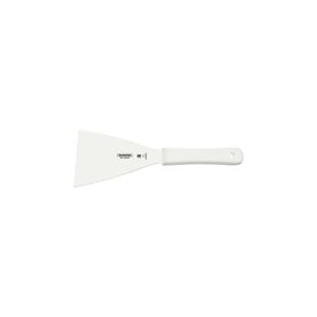 Espátula Raspador Tramontina Profesional con Lámina en Acero Inoxidable y Mango de Polipropileno Blanco 5x4
