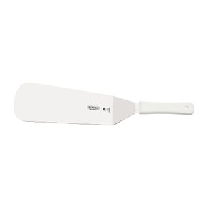 Espátula para Frituras Tramontina Profesional con Lámina en Acero Inoxidable y Mango de Polipropileno Blanco 9x3