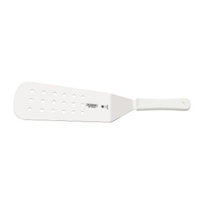 Espátula para Frituras Tramontina Profesional con Lámina en Acero Inoxidable y Mango de Polipropileno Blanco 9x3