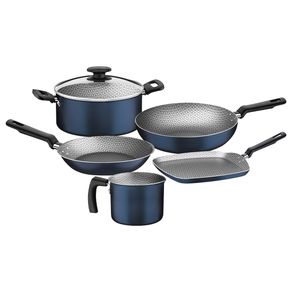 Batería de Cocina Tramontina Malta 6 Piezas Azul