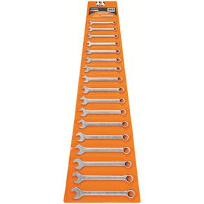 Juego de Llaves Combinadas 17 Piezas Tramontina PRO