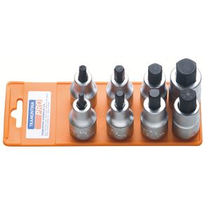 Juego de Dados Punta Hexagonal 1/2