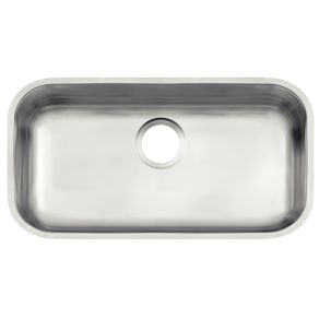 Cubeta Bajo poner Tramontina Lavínia 56 BL en acero inoxidable cepillado 56x34 cm