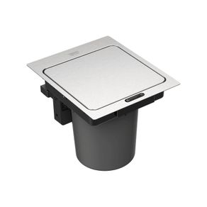 Basurero de empotrar con sensor Tramontina Design Collection de acero inoxidable con balde plástico de 5 L