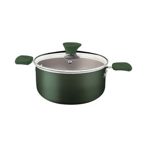 Cacerola Tramontina LYF en Aluminio con Revestimiento Interno y Externo en Antiadherente Starflon Max Verde Naturaleza 20 cm 2,9 L