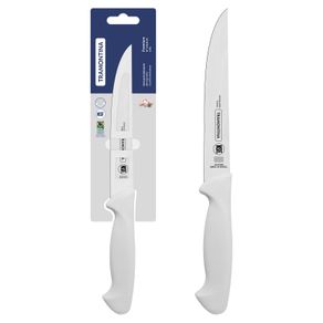 Cuchillo para Deshuesar Tramontina Premium con Lámina de Acero Inoxidable y Mango de Polipropileno Blanco 6