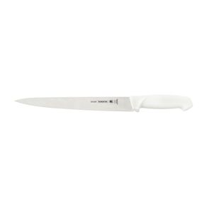 Cuchillo Carnicero Tramontina Profesional con Lámina en Acero Inoxidable y Mango de Polipropileno Blanco 14