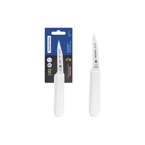Cuchillo para Legumbres Tramontina Profesional con Lámina en Acero Inoxidable y Mango en Polipropileno Blanco 3