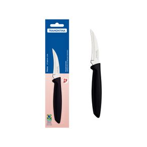 Cuchillo para Redondear Tramontina Plenus con Lámina en Acero Inoxidable y Mango de Polipropileno Negro 3