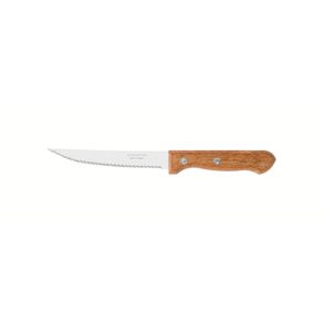 Cuchillo para Asado y Frutas Tramontina Dynamic con Lámina de Acero Inoxidable y Mango de Madera Natural 5