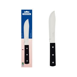 Cuchillo para Cocina Tramontina Plenus con Lámina en Acero Inoxidable y Mango de Polipropileno Negro 6