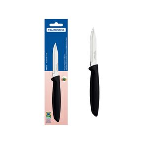 Cuchillo para Legumbres y Frutas Tramontina Plenus con Lámina en Acero Inoxidable y Mango de Polipropileno Negro 3