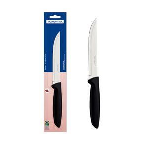 Cuchillo para Cocina Tramontina Plenus con Lámina en Acero Inoxidable y Mango de Polipropileno Negro 6