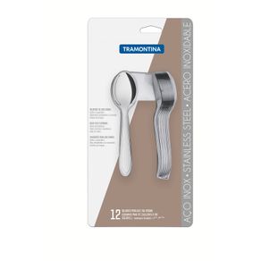 Juego cucharas para té acero inoxidable 12 pzas.