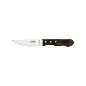 Cuchillo para Asado Jumbo Tramontina con Lámina de Acero Inoxidable y Mango de Madera Tratada Polywood Castaño 5