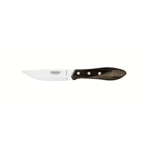 Cuchillo para Asado Jumbo Tramontina con Lámina de Acero Inoxidable y Mango de Madera Tratada Polywood Castaño 5