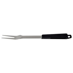 Tenedor Trinchante Tramontina Churrasco Black con Lámina en Acero Inoxidable y Mango de Polipropileno Negro