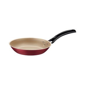Sartén Tramontina Turim en aluminio con revestimiento interno y externo con antiadherente Starflon Max roja 20 cm y 0,8 L