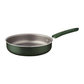 Sartén Recta Tramontina Lyf en Aluminio con Revestimiento Interno y Externo en Antiadherente Starflon Max Verde 24 cm
