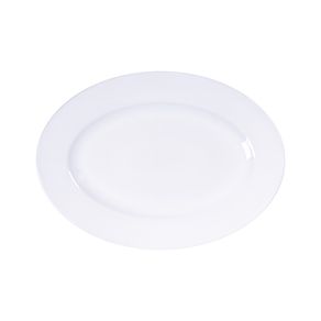 Bandeja Oval Tramontina Maria Augusta en Porcelana 32x25 cm