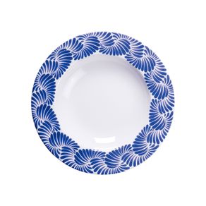 Plato Hondo Tramontina Ixchel en Porcelana Decorada 23 cm