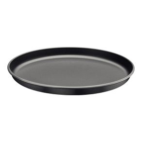 Asadera para pizza Tramontina Brasil en aluminio con revestimiento interno y externo antiadherente Starflon Max grafito 35 cm 2,5 L