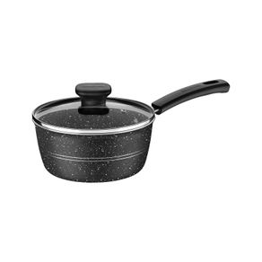 Olla Tramontina Rockstar en Aluminio con Revestimiento Interno y Externo en Antiadherente Starflon Excellent Negro 18 cm 1,9 L