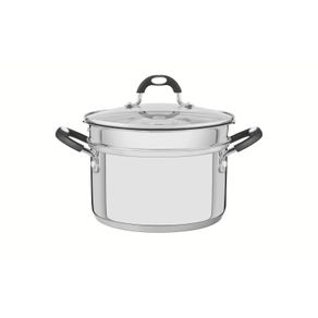 Olla Vaporera Astro Silicone de acero inoxidable 2 piezas Tramontina