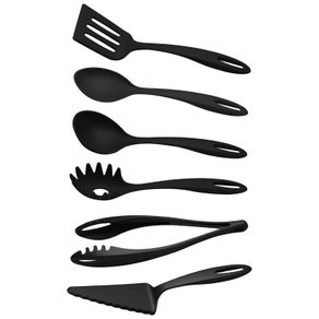 Juego de Utensilios Tramontina Ability en Nylon Negro 6 Piezas