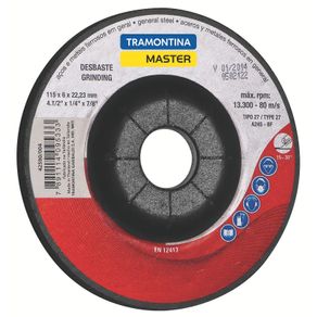 Disco de desbaste en acero y metales ferrosos en general 4.1/2