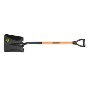 Pala cuadrada, mango de madera 71 cm