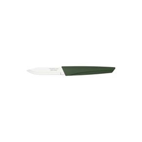 Cuchillo para Frutas y Verduras Tramontina LYF con Lámina de Acero Inoxidable y Mango de Polipropileno PCR Verde Naturaleza 3