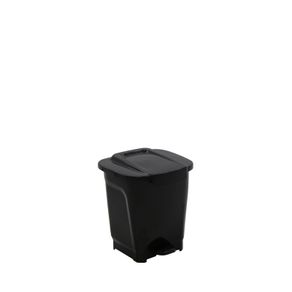 Basurero Tramontina T-Force en Polipropileno Negro 15 L