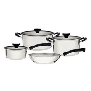 Batería de cocina Solar Silicone de acero inoxidable 4 piezas Tramontina