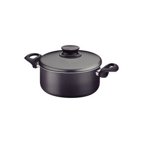 Cacerola Tramontina Paris de Aluminio con Revestimiento Antiadherente Starflon Max con Tapa de Aluminio Grafito, 16 cm 1,5 l